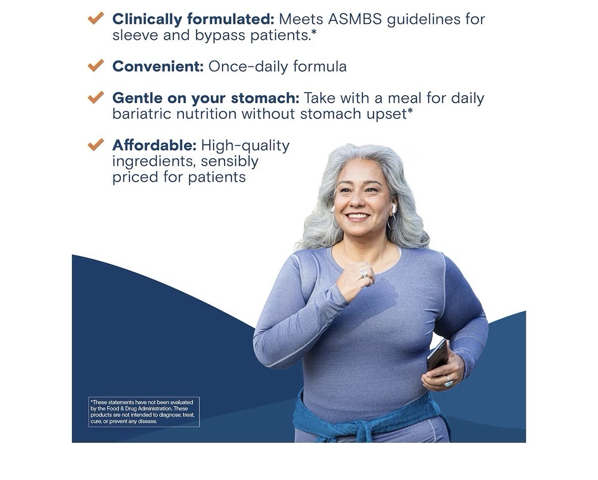 Bariatric Fusion Women’s Multivitamin One Per Day with Iron 90 Capsules