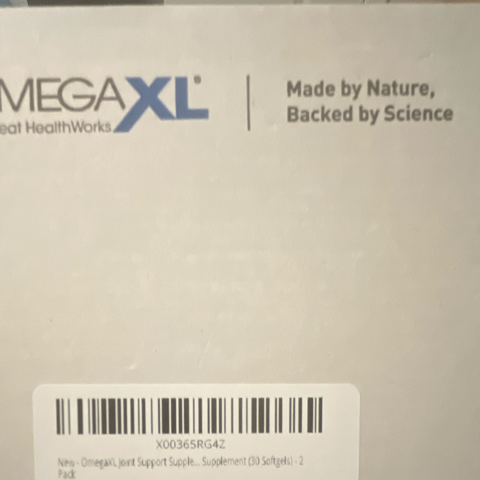 Great HealthWorks VitaminXL D3 5,000 IU + OmegaXL Joint Support, 60 Softgels