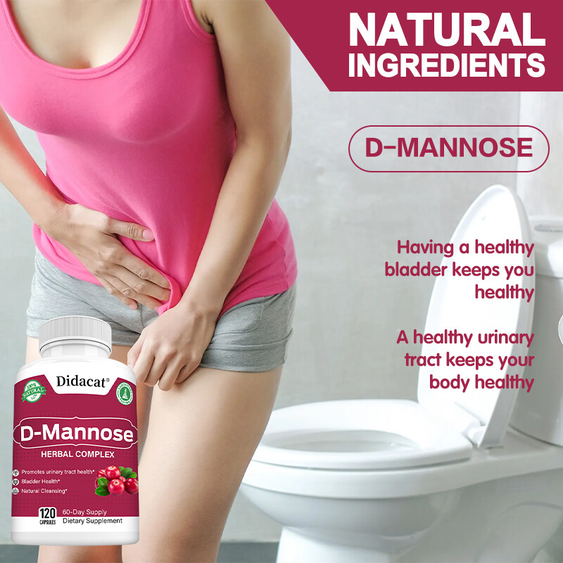 Urinary Tract Health 1000mg D Mannose w/ Cranberry Bladder Control Health