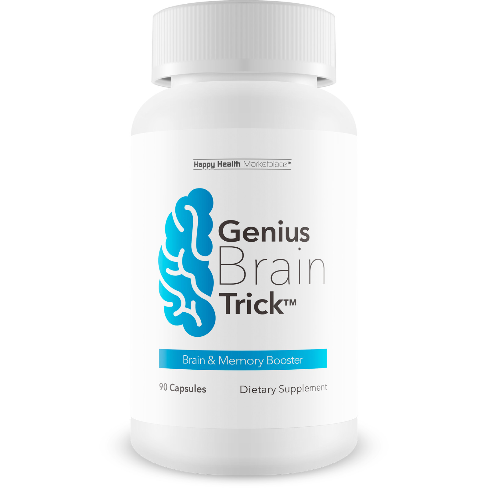 Genius Brain Trick – Our Best Memory Focus Supplement for Brain – Natural Memory
