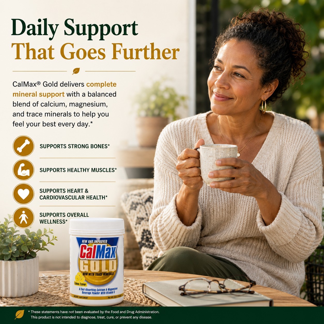Dr. Newton’s Naturals CalMax Gold Drink Mix Calcium & Magnesium Vitamin C