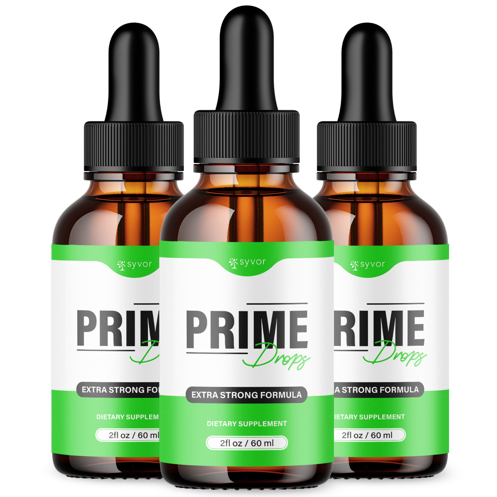 (3 Pack) Prime Drops Male Support Drops Advanced Vitamin Supplement 90 Servings