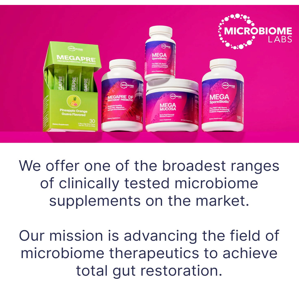 MegaSporeBiotic Spore Probiotic 60 Caps Microbiome Labs EXP 07/27 AUTHENTIC