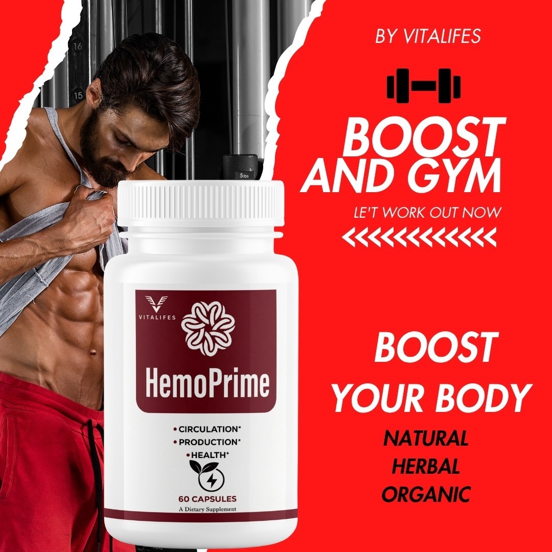 (1 Pack) HemoPrime Male Performance, Hemo Prime Support