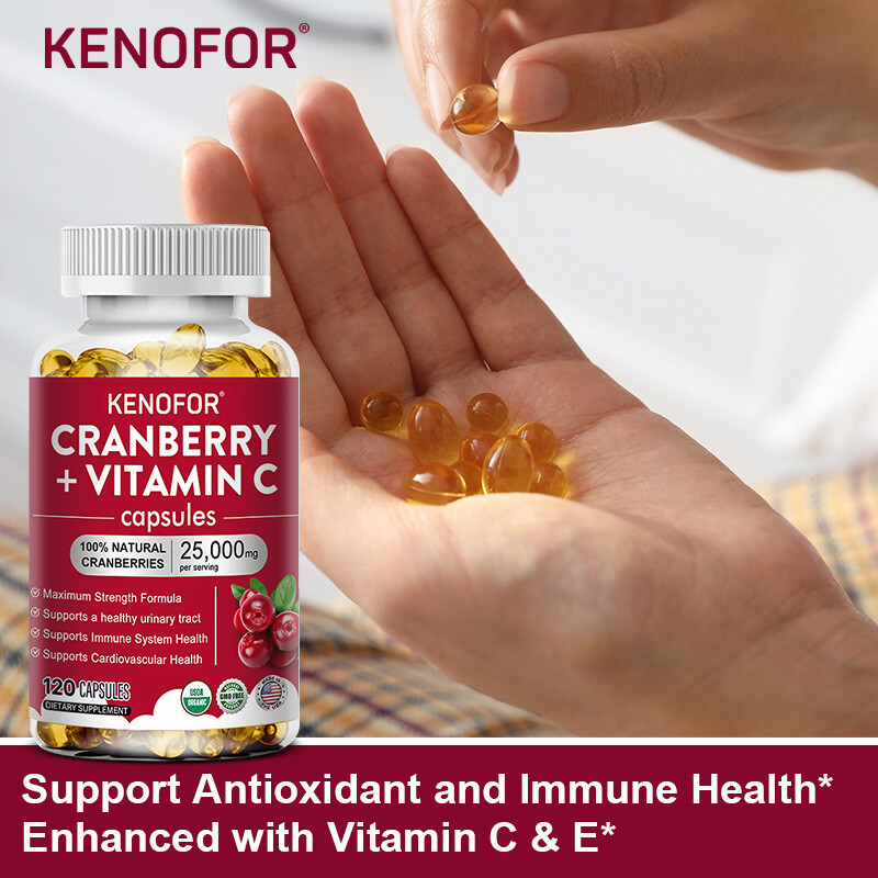 Cranberry Extract 2,5000 Mg Strength 120Veggie Capsules 50:1 Extract Concentrate