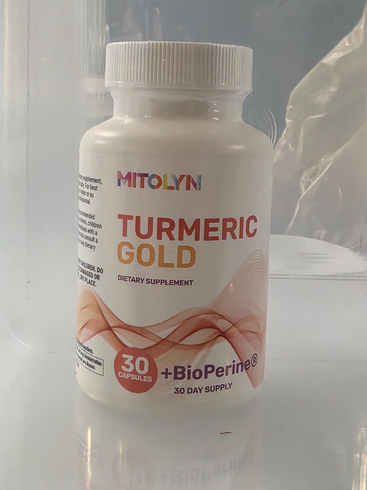 Mitolyn Turmeric Gold +BioPerine 60 Capsules Exp. 2/2027