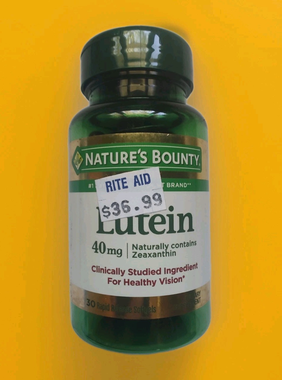 (60ct)🏵️NATURE’S BOUNTY | Lutein 40mg | Rapid Release Softgels | Zeaxanthin