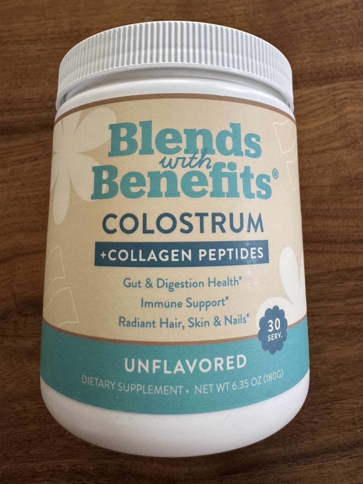 NEW *2 Pack* Blends With Benefits Colostrum + Collagen Peptides Unflavored