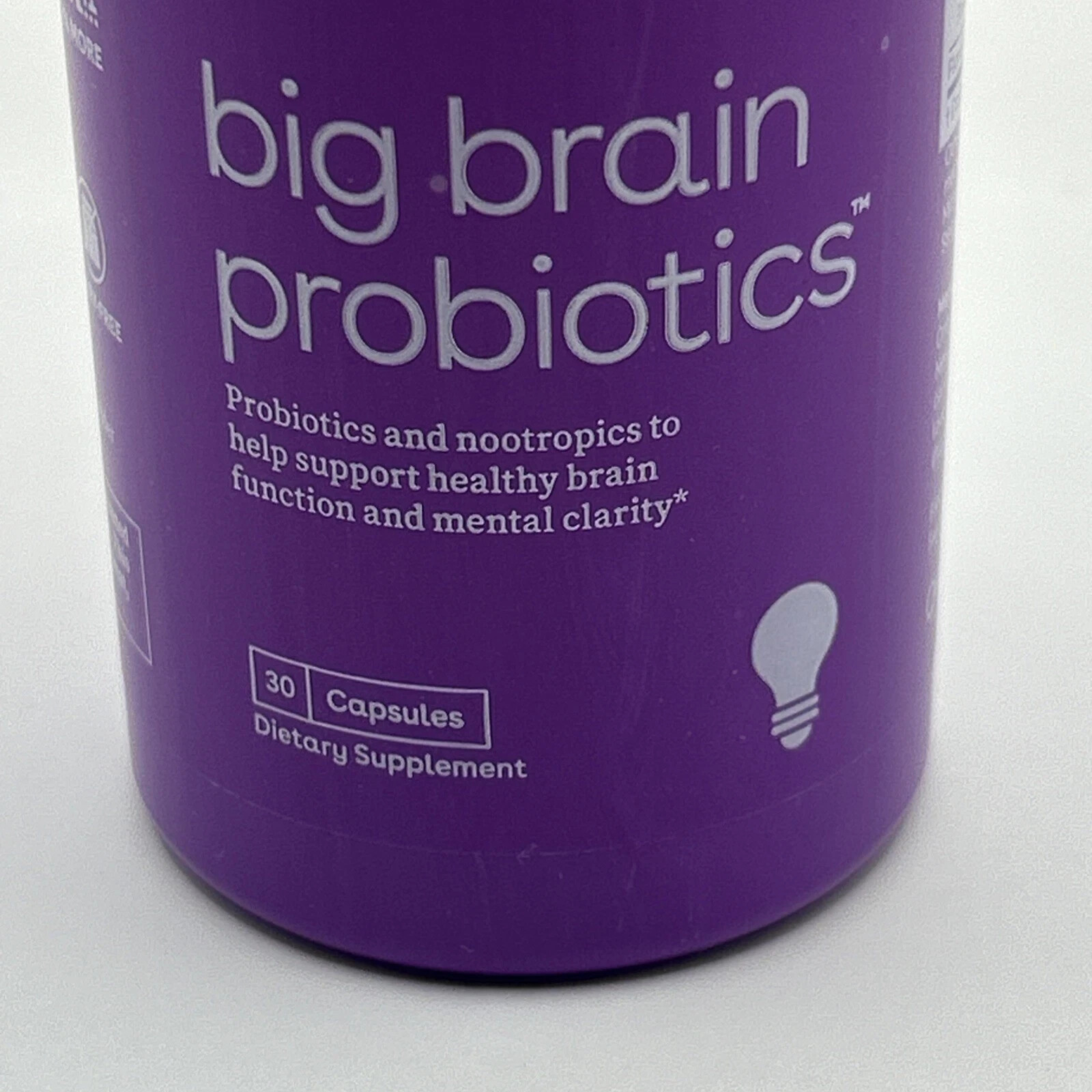 Love Wellness Big Brain Probiotics Nootropics Healthy Brain 30 Count Exp-01/2027