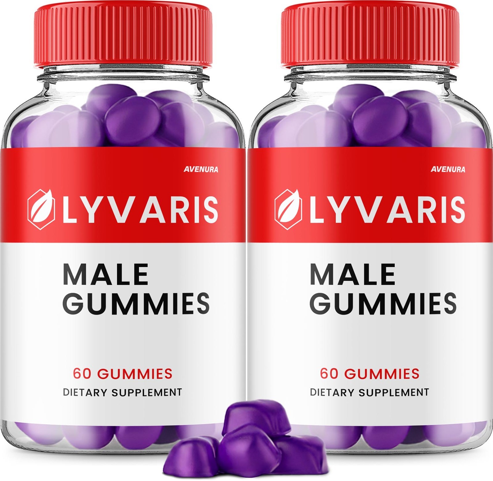 (2 Pack) Lyvaris Men Gummies – Lyvaris Gummy Advanced Formula Vitamins, Energy