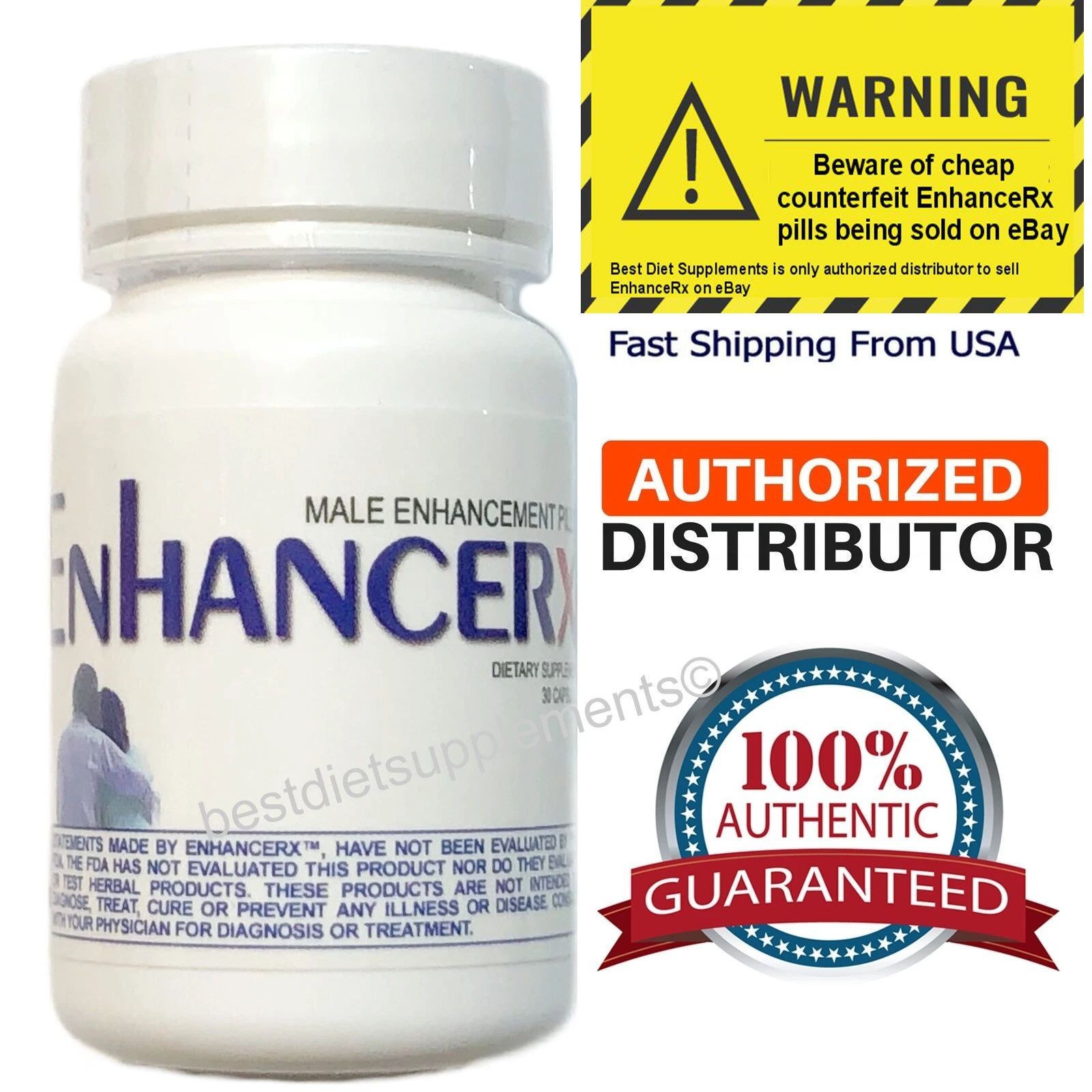 ENHANCERX ENHANCE RX MALE ENHANCEMENT PILLS BIGGER SIZE SEXUAL ENERGY 30 CAPS