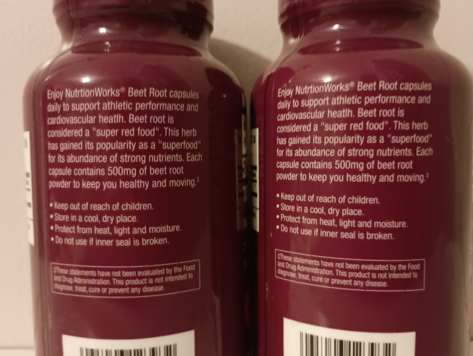 Nutritionworks® Beet Root Capsules The Circulation Superfood 90 Count (2 Pack)