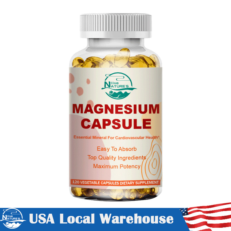 500MG Magnesium Glycinate High Absorption,Improved Sleep,Stress & Anxiety Relief