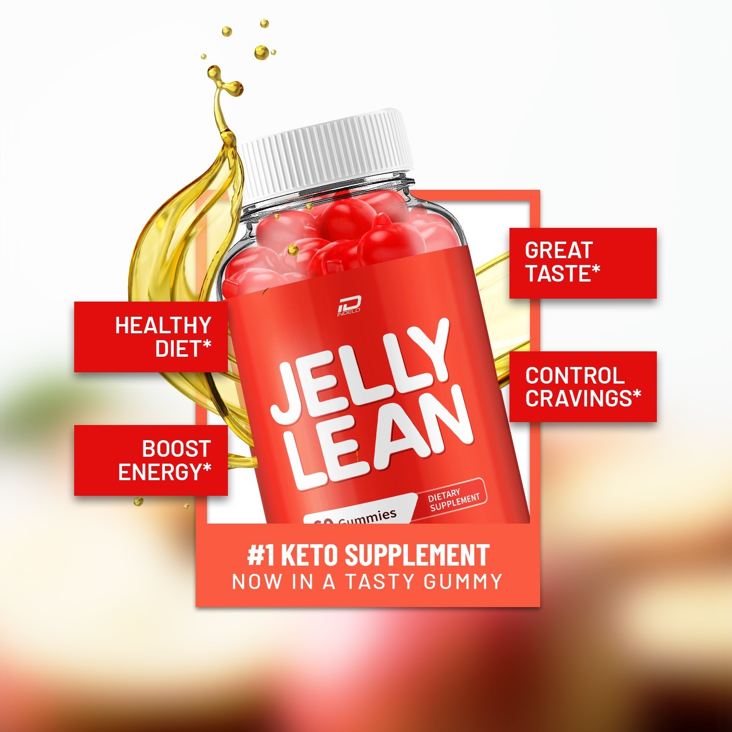 (3 Pack) Jelly Lean ACV Gummies Supplement – JellyLean Natural Blends ACV Gummy