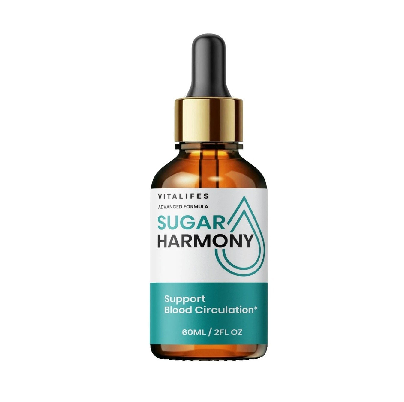 (1 Pack) Sugar Harmony Drops,Advanced Blood Health Support Formula Droppers 60ml