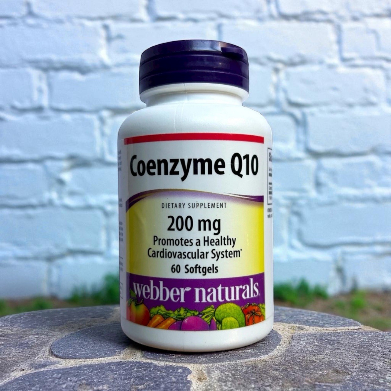 Webber Naturals, Coenzyme Q10. 200mg Cardiovascular System 60 Softgels, E. 11/26