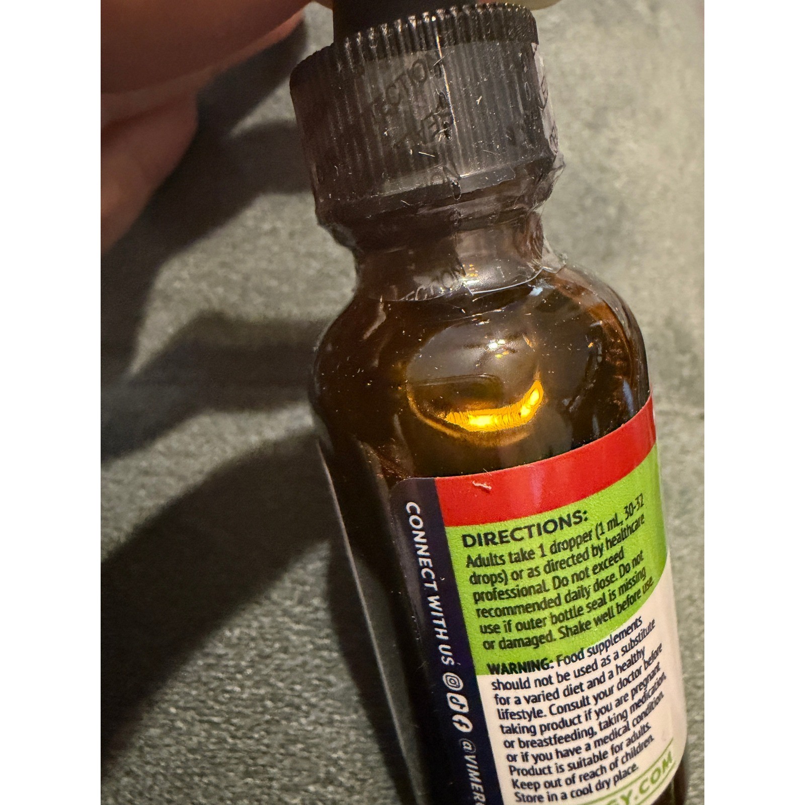 Vimergy Lemon Balm Liquid Extract 30ml USDA Organic Alcohol-Free Supplement