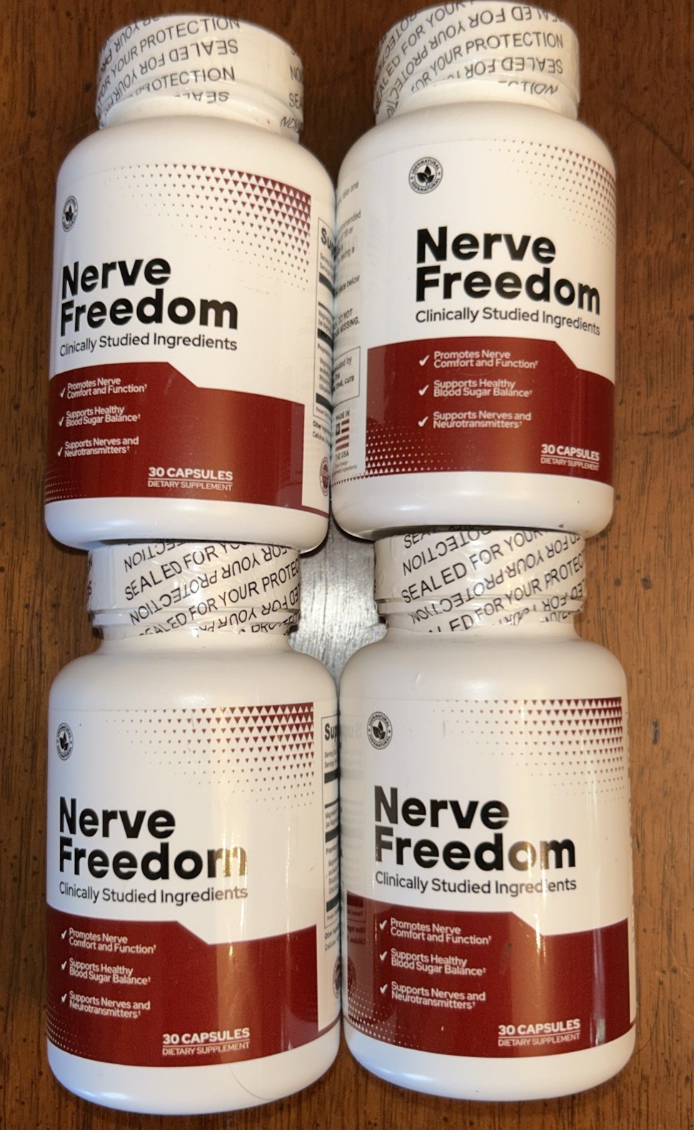 (4 Pack) Nerve Freedom Nerve Health Capsules, NerveFreedom Healthy Blood Support