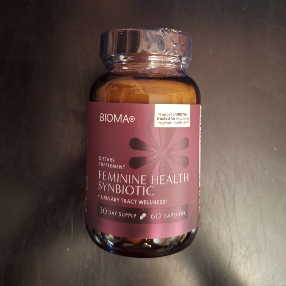 BIOMA Feminine Synbiotic Urinary Tract Wellness 60 Caps Exp 01/2028