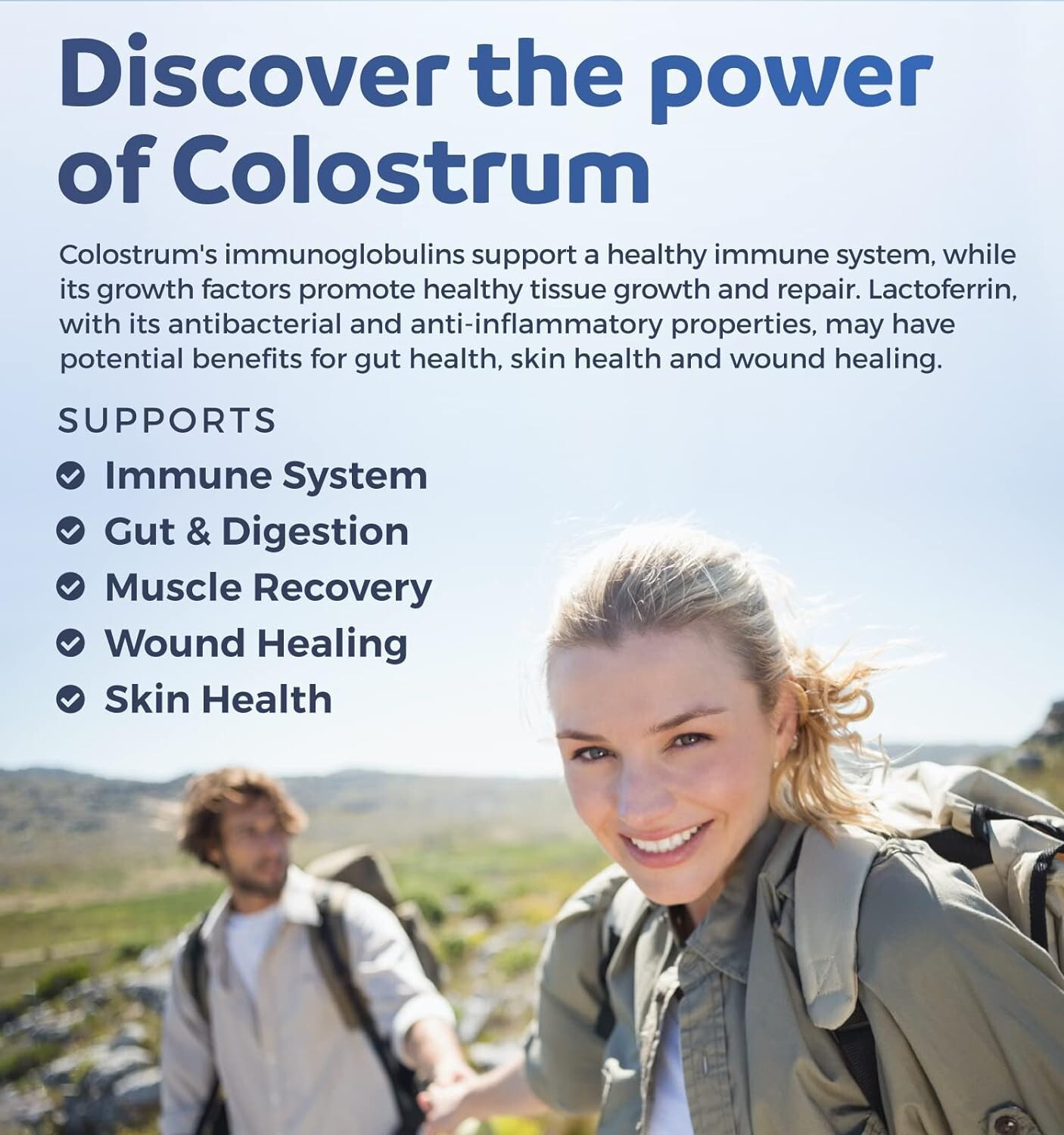 Health’s Harmony Colostrum 1,000mg Non-GMO 30% IgG Immunoglobulins Immune 120ct
