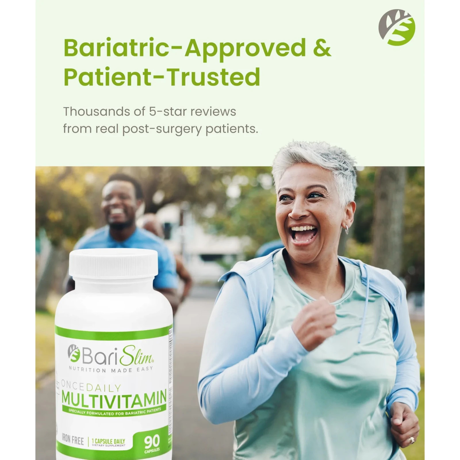 BariSlim Once Daily Multivitamin Iron Free Bariatric Dietary Supplement – 90ct