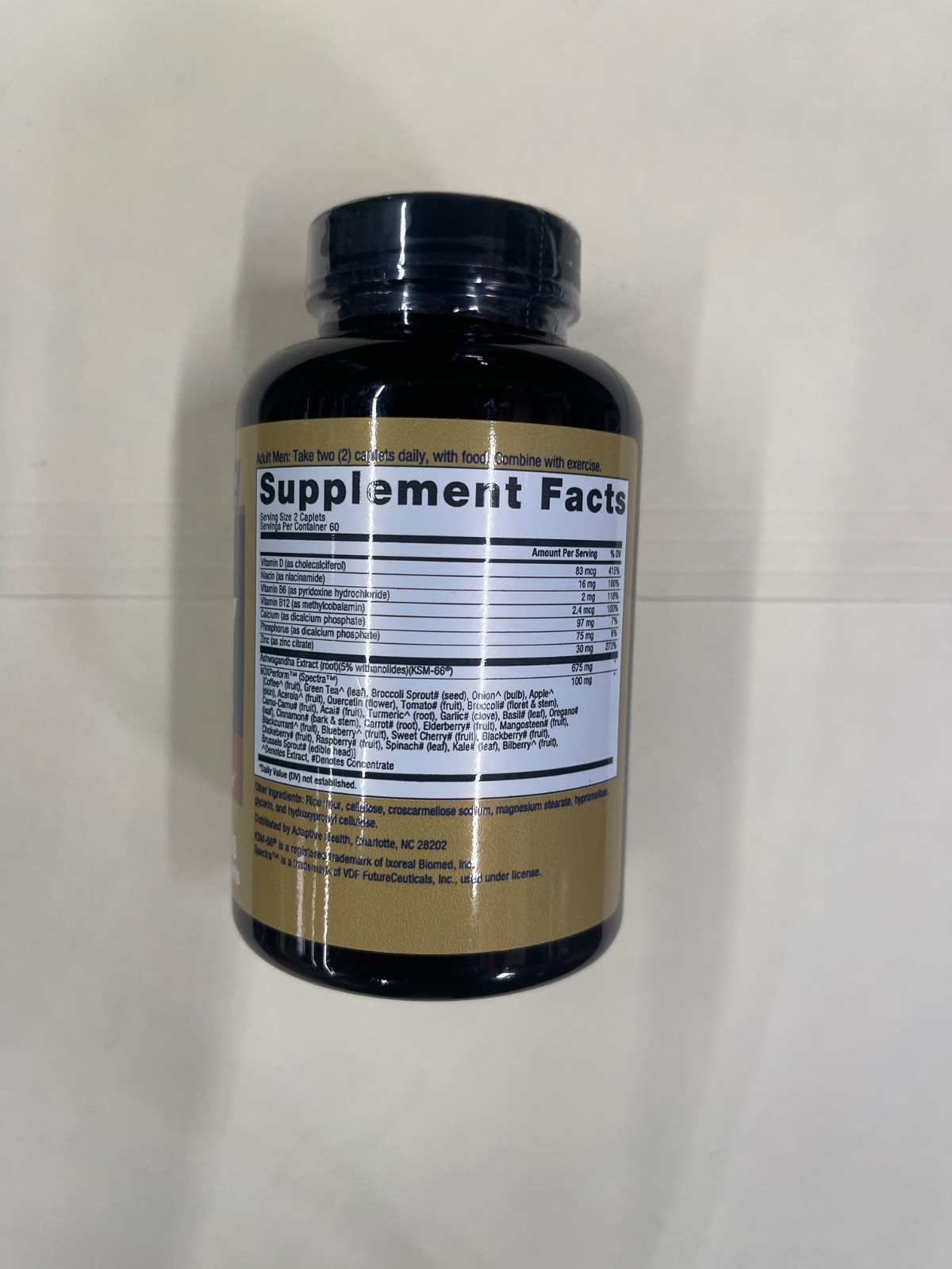 Ageless Male Max Total Testosterone and Nitric Oxide Booster 120 Caps NEW