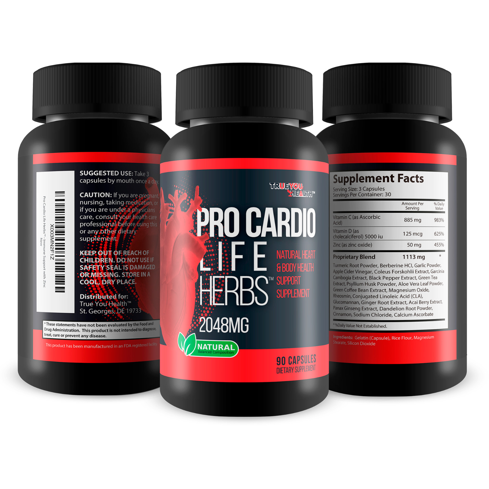 Pro Cardio Life Herbs – Premium Heart Health Supplement – Circulation Cardio