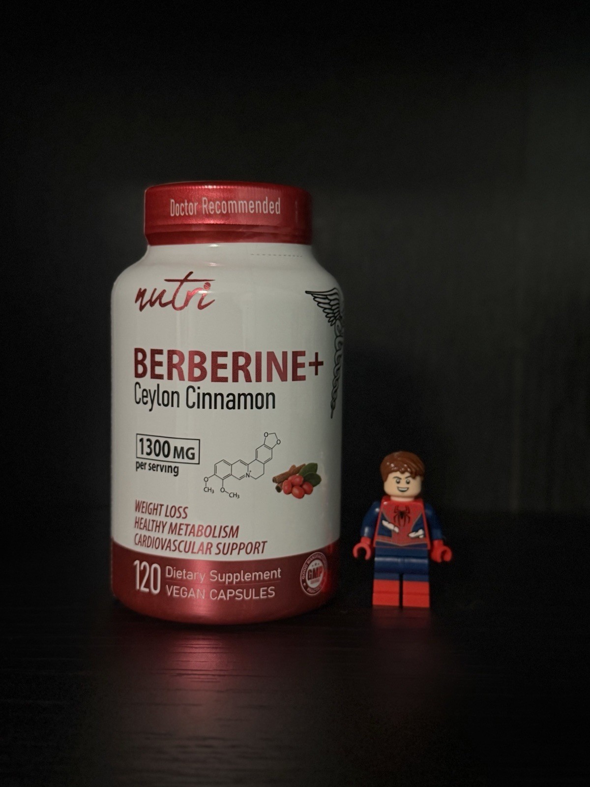 Fresh Batch!!! Nutri Berberine + Ceylon Cinnamon, 120caps. EXP 10/28