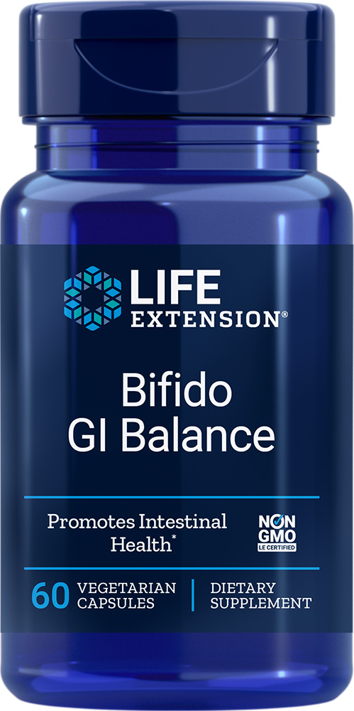 Life Extension BIFIDO GI BALANCE 60 Veg Caps ( EXP. 07/2026)