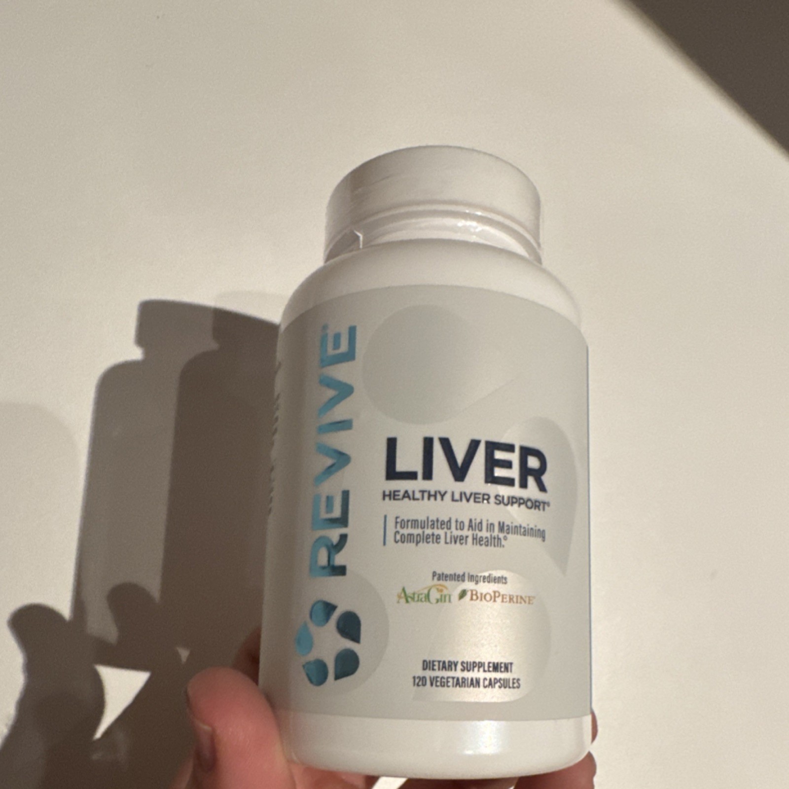 Revive Liver Support Liver Health Vegetarian Capsules 120 Count 300mg Exp 03/28