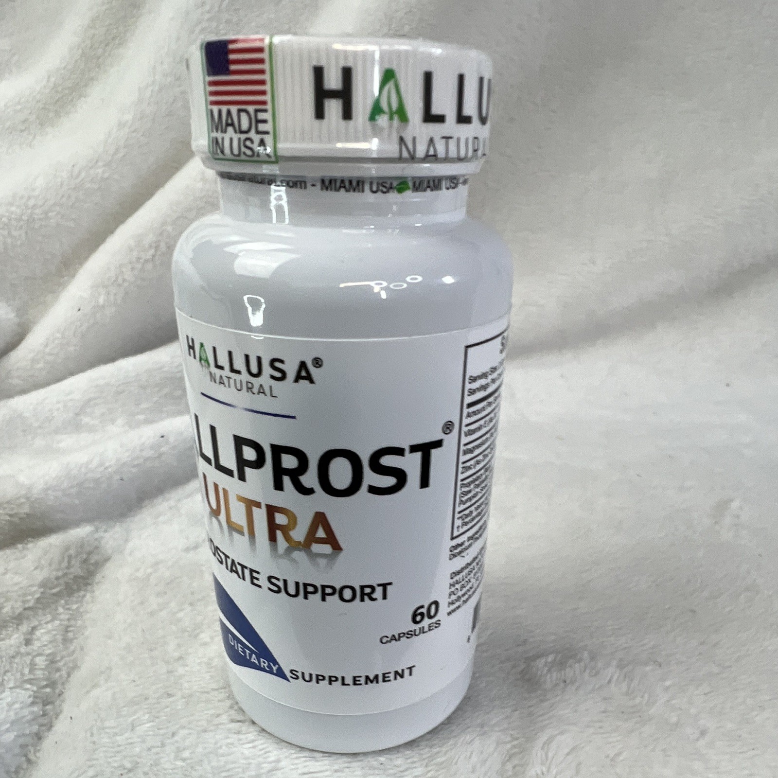 Hallusa Natural Hallprost Ultra Prostate Support 60 Capsules USA Exp 09/2027