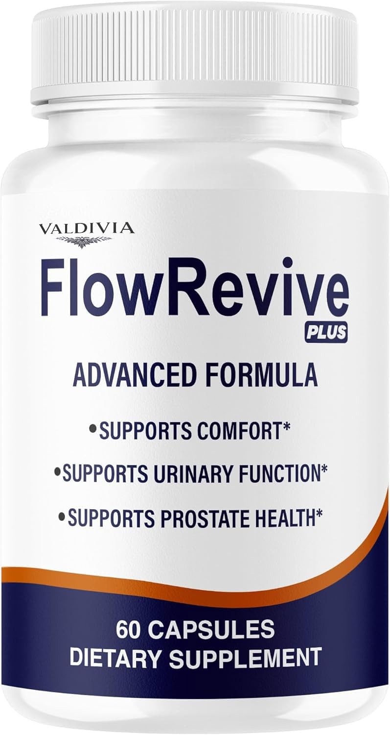 Flow Revive Plus Prostate Urinary Support Men Supplement Capsules 1 Pack 60Ct