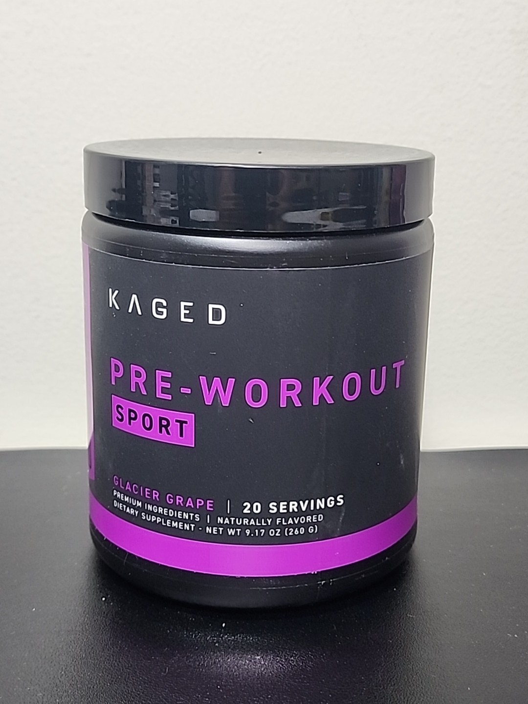 Pre-Workout, Sport, Glacier Grape, 9.52 oz (270 g)
