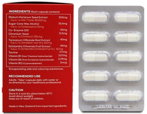 Hi Well NEW ZEALAND Liver 35000+ Policosanol 33.4mg 60capsules