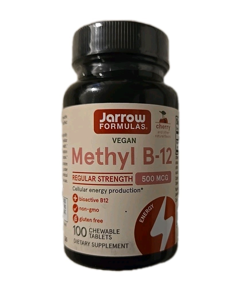 Jarrow Formulas Methyl B-12 100 Chewables-500 MCG. EXP. 07/2026