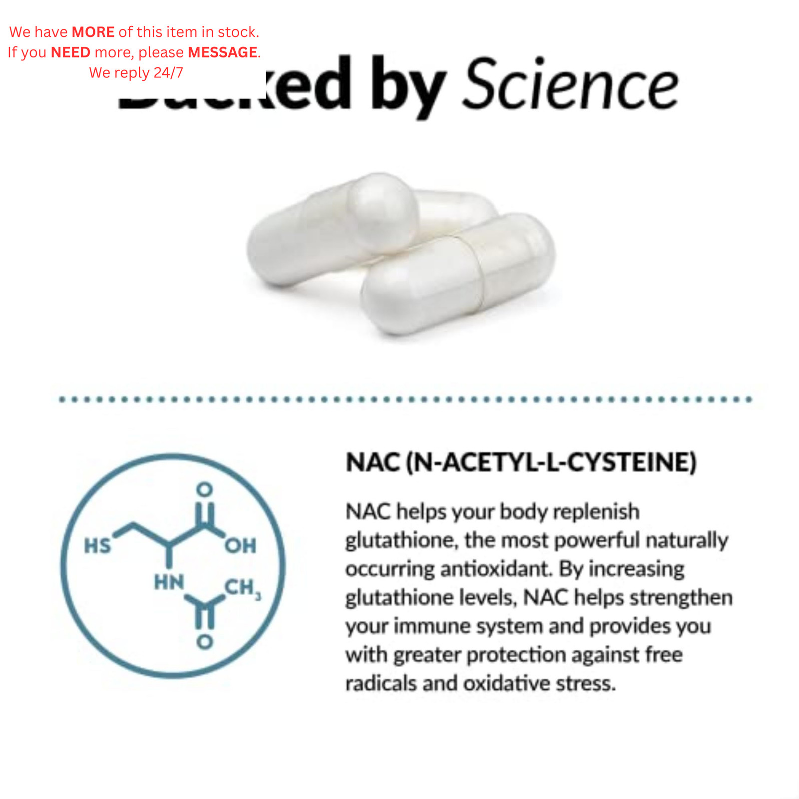 Force Factor NAC 600 mg, N-Acetyl Cysteine for 200 Count (Pack of 1), White