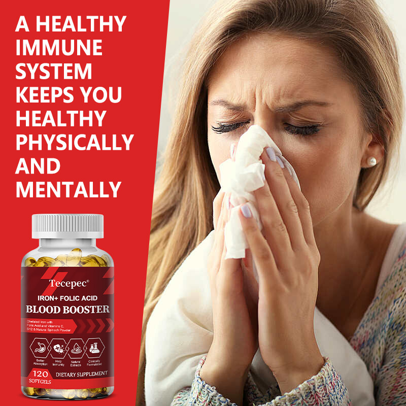 Iron with Folic Acid | Blood Booster – Support Healthy Iron Level & Blood Health
