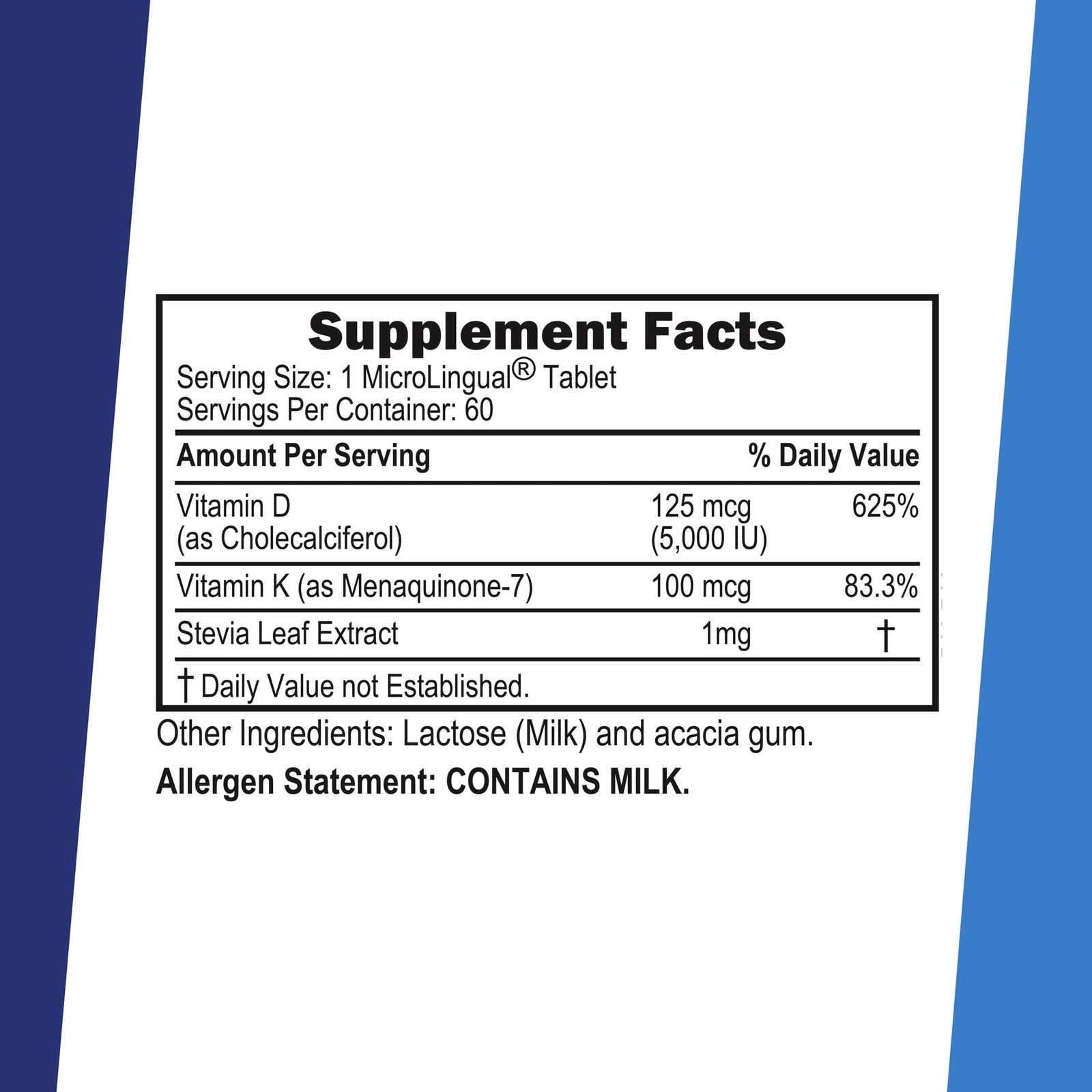 Superior Source K2 (MK-7) 100 mcg, with D3 (5,000 IU) 60 Count (Pack of 1)