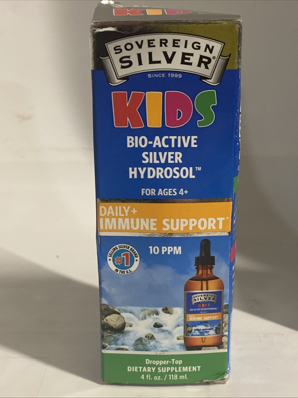 3x Sovereign Silver Kids Bio-Active Silver Hydrosol Immune Support 4 fl oz 7/27