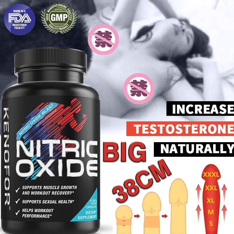 Nitric Oxide Booster L Arginine, L-Citrulline 1300mg 120 Caps Highest Potency