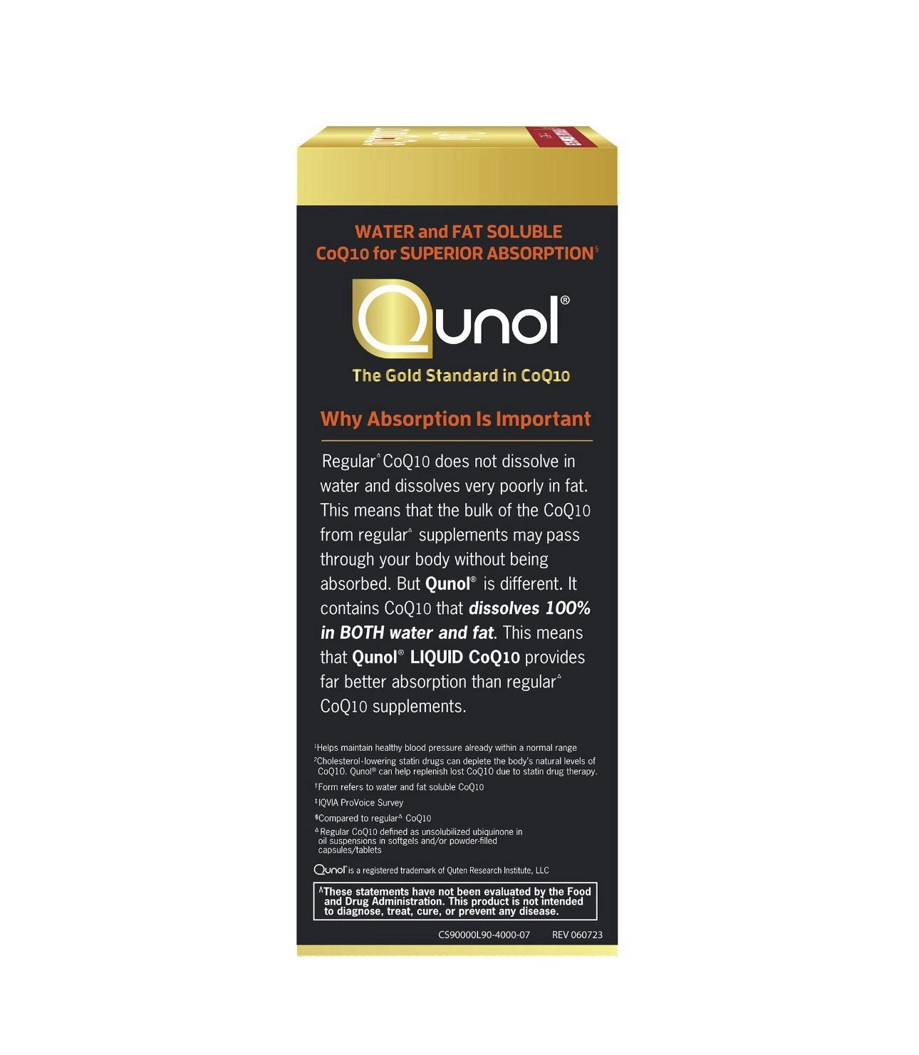 Qunol Liquid CoQ10 100mg 90 Servings 30.4 fl oz Orange Pineapple Flavor EXP 4/28