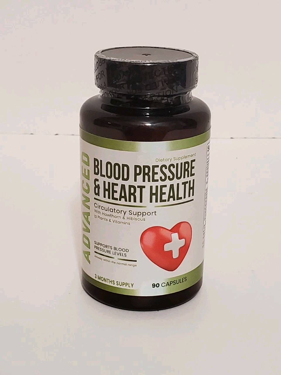 Blood Pressure Supplement Heart Health Cholesterol Levels 100% Natural Non GMO