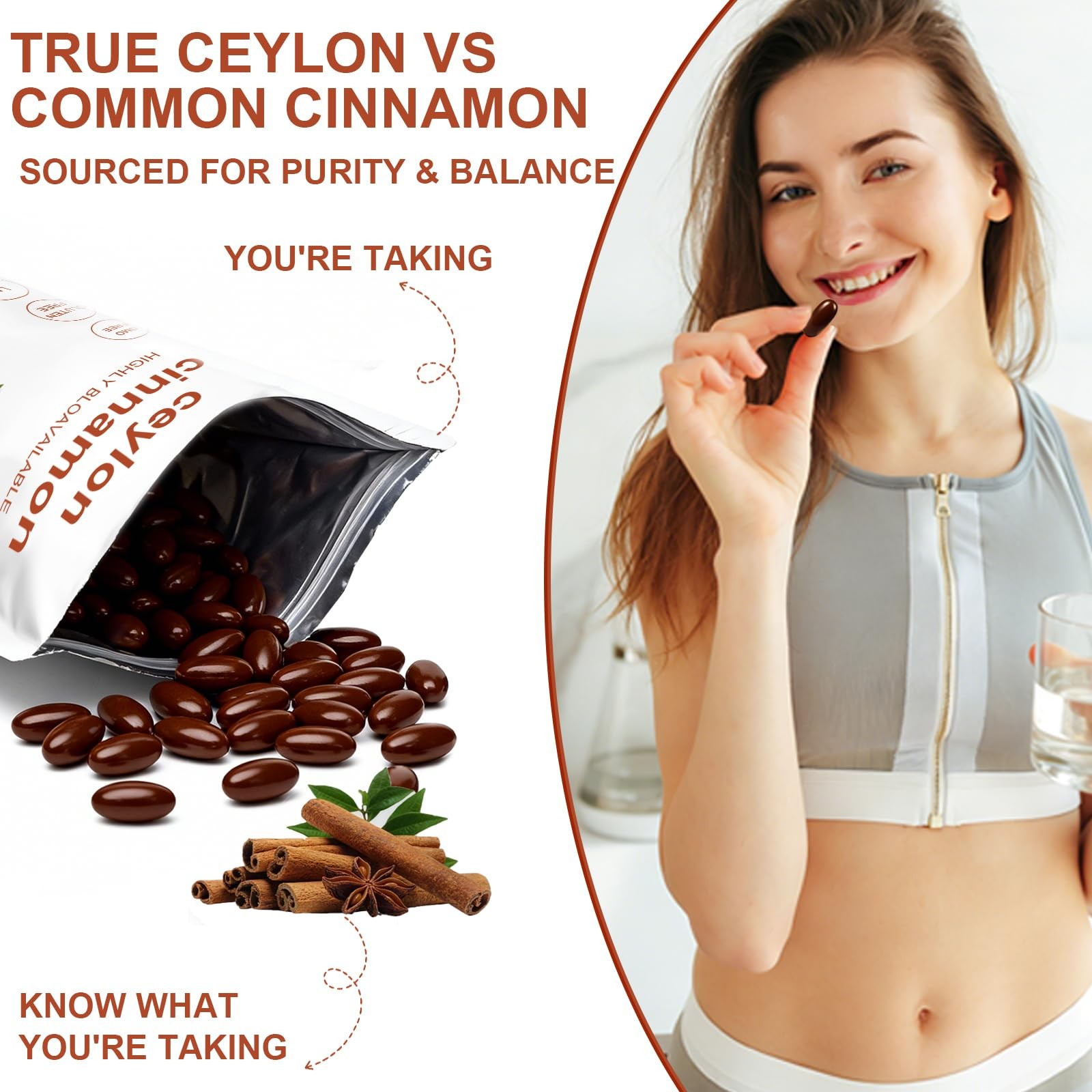 Ceylon Cinnamon Capsule-Highly Bioavailable 300 Count (Pack of 1)