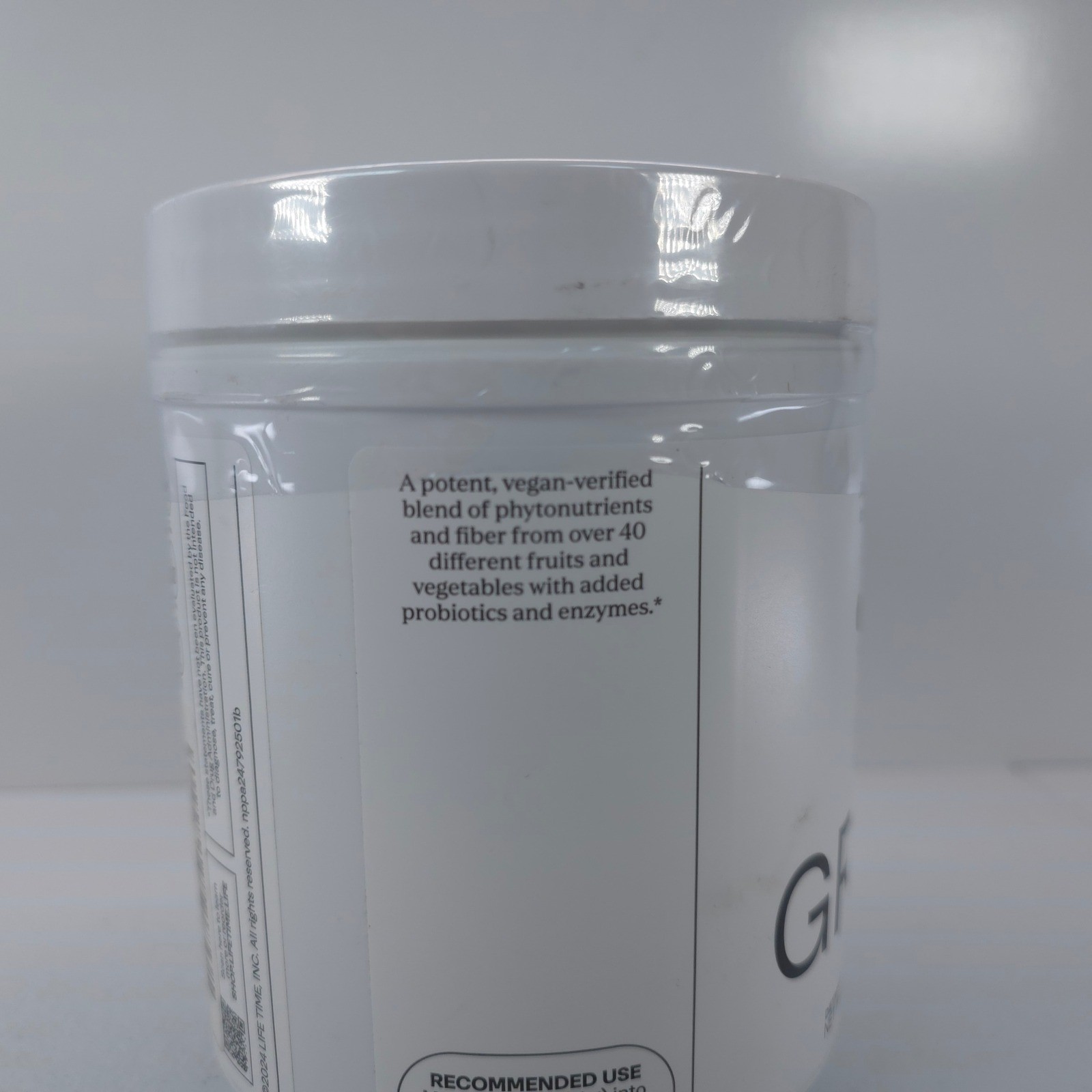 LTH Life GREENS Cafe Mocha Vegan Superfood Powder 11.75oz Exp 01/2027