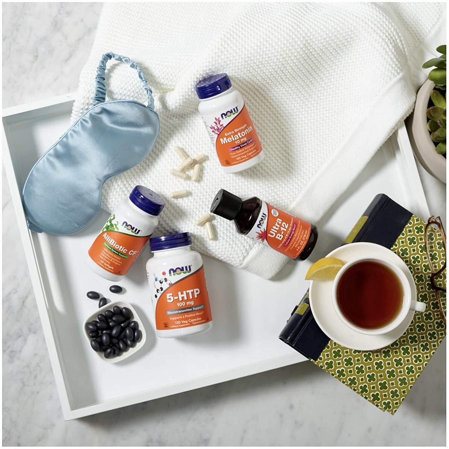 NOW FOODS 5-HTP 100 mg 120 Veg Capsules