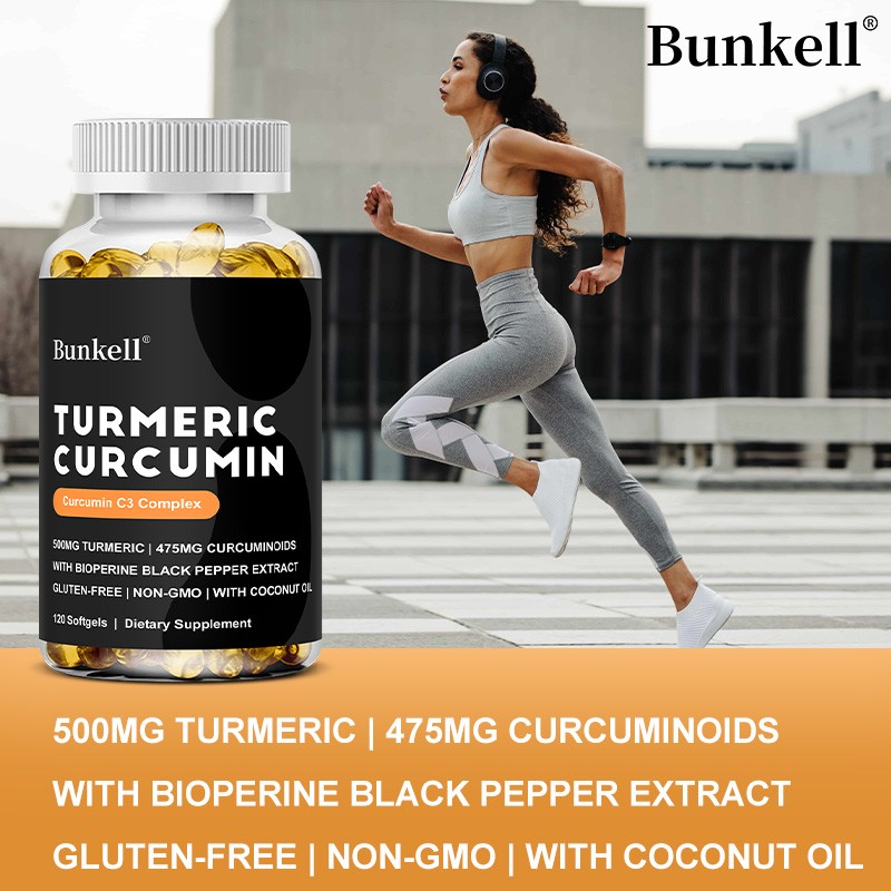 Turmeric – (with black pepper extract)-Joint Health-Natural Ingredients,2 bottle