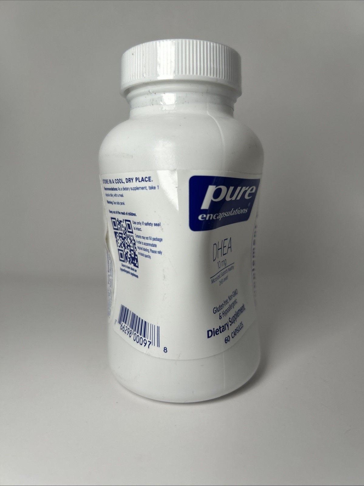Pure Encapsulations DHEA 10 mg – Adrenal Supplement for 60 Count (Pack of 1)