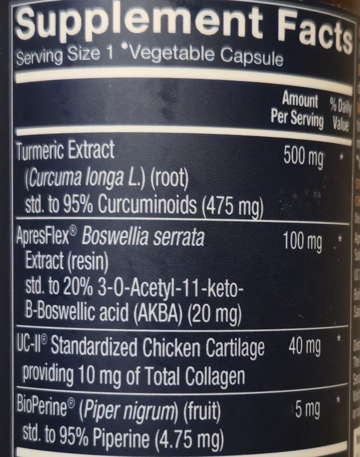The Vitamin Shoppe ACTIVEFLEX ONE 60 Capsules ( 60 Servings ) BEST BY 6/26