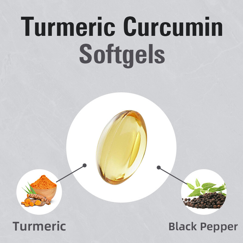 Turmeric and Black Pepper 500 mg – Bone Joint Support Capsules