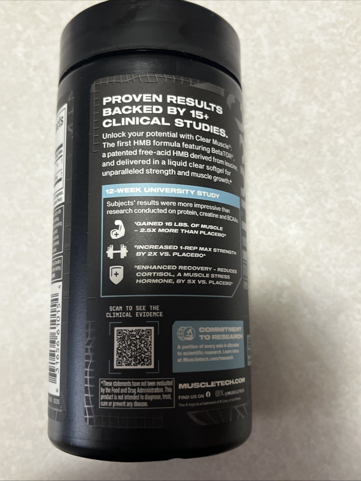 Clear Muscle®, Liquid HMB, 84 Liquid Softgels